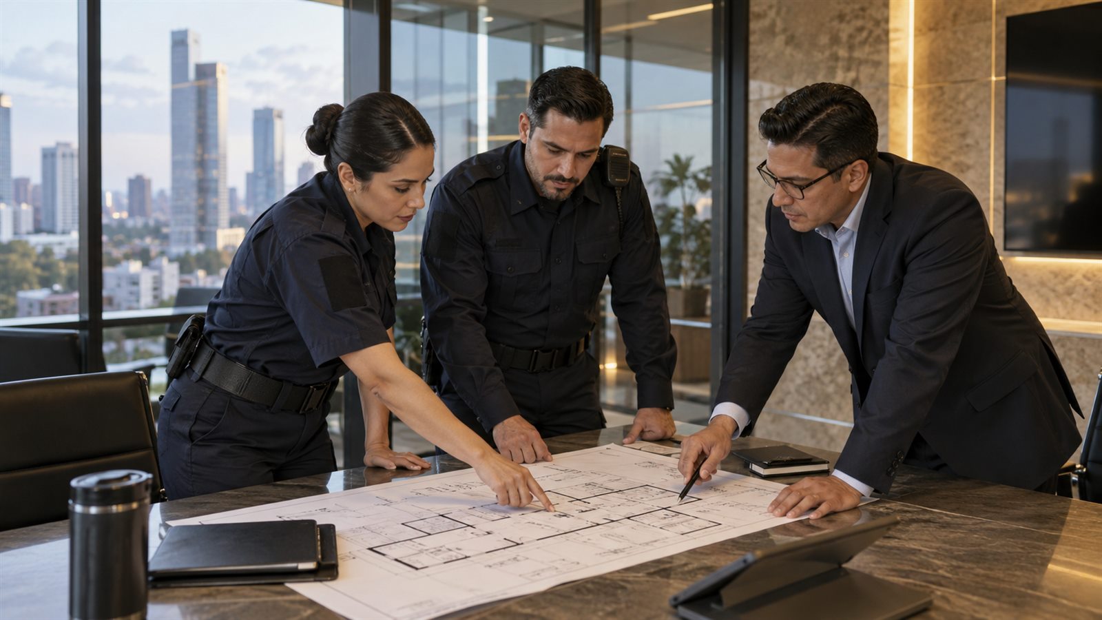 Evaluación de necesidades de seguridad en una oficina